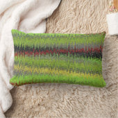 シェブロンアーバン抽象芸術 ランバークッション (ブランケット)