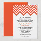 シェブロンイベントの招待状 招待状 (正面/裏面)