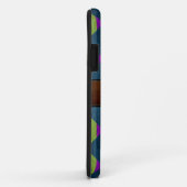 シェブロンウッドブラウンレザールック#3 Case-Mate iPhoneケース (裏面/右)