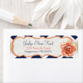 シェブロンガーデン差出人住所ラベル ラベル (インサイチュ)