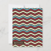シェブロンクリスマスフォトカード シーズンカード (裏面)