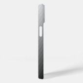 シェブロングラデーショングレーパターンピンクモノグラム名 Case-Mate iPhoneケース (裏面 / 右)