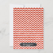 シェブロングリッターチャルクボードクリスマスフォトカード シーズンカード (裏面)