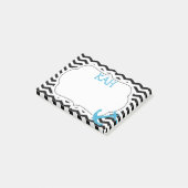 シェブロンジグザグリいかりモノグラムポストイットノート ポストイット (アングル)