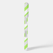 シェブロンストライプ模様ティール（緑がかった色）緑アクアグラデーション Case-Mate iPhoneケース (裏面 / 右)