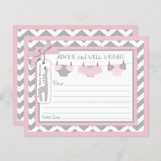 シェブロンツゥダイアパーズアドバイスカード (正面/裏面)