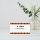 シェブロンドッグウォーカートリマー名刺 名刺 (スタンド正面)