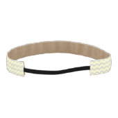 シェブロンパステル調のパターン アスレチックヘッドバンド (裏面)