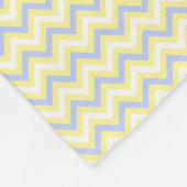 シェブロンパステル調のパターン フリースブランケット (角)