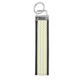 シェブロンパステル調のパターン リストバンドキーホルダー (鍵トップ)