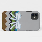 シェブロンパターンのシャワーパーティーオフィスの運命 Case-Mate iPhoneケース (裏面(横))
