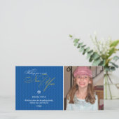 シェブロンパターンのロシュ・ハシャナー写真カード シーズンカード (スタンド正面)