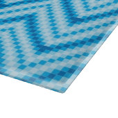 シェブロンパターン背景 カッティングボード (角)