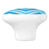 シェブロンパターン背景 セラミックノブ (側面)