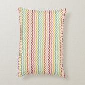 シェブロンパターン4 アクセントクッション (裏面(縦))