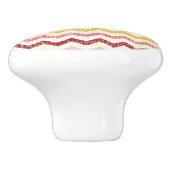 シェブロンパターン4 セラミックノブ (側面)