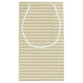 シェブロンパターン スモールペーパーバッグ (裏面)