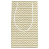 シェブロンパターン スモールペーパーバッグ (正面)