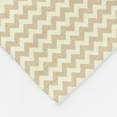 シェブロンパターン フリースブランケット (角)