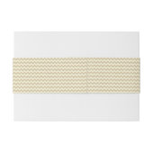 シェブロンパターン 招待状ベリーバンド (裏面例)