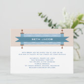 シェブロンブルース バー・ミッツヴァ 招待状 (スタンド正面)