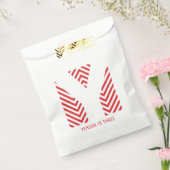 シェブロンプリントウプシャーリンパーティーフェイヴバッグ フェイバーバッグ (封をした状態)