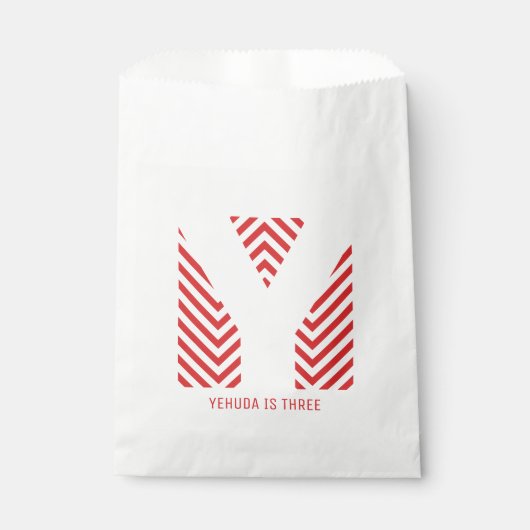 シェブロンプリントウプシャーリンパーティーフェイヴバッグ フェイバーバッグ (正面)