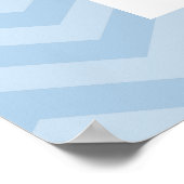 シェブロンモノグラムチャイルドズルームアート ポスター (角)