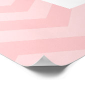 シェブロンモノグラムチャイルドズルームアート ポスター (角)