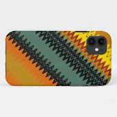 シェブロンレトロジグストライプグザグアートデザイン Case-Mate iPhoneケース (裏面(横))