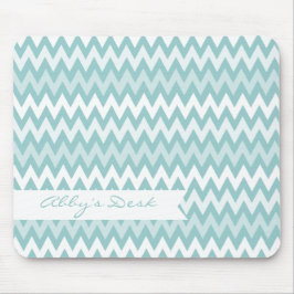 シェブロン三角形トーン模様 マウスパッド