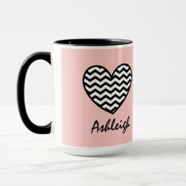 シェブロン世界の最も素晴らしい叔母さんのハートV09 マグカップ