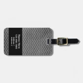 シェブロン動揺してラベル ラゲッジタグ (正面横)