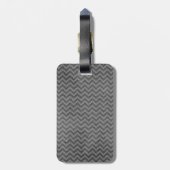 シェブロン動揺してラベル ラゲッジタグ (裏面縦)