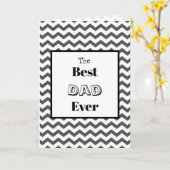 シェブロン素晴らしパパエバーカード カード (黄色い花)