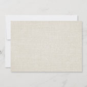 シェブロン素朴シックメイソンジャーブライダルシャワー 招待状 (裏面)