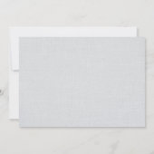 シェブロン素朴シックメイソンジャーブライダルシャワー 招待状 (裏面)