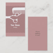 シェブロン美容師 名刺 (正面/裏面)