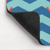 シェブロン航海のなパターン マウスパッド (コーナー)