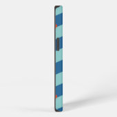 シェブロン航海のなパターン iPhoneケース (右側面)