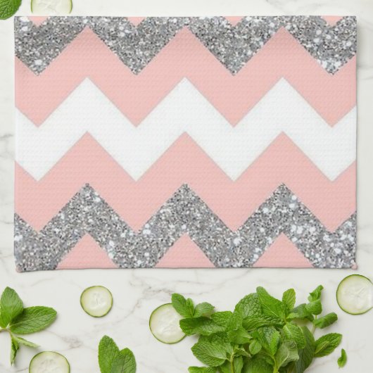 シェブロン キッチンタオル (折り畳み)