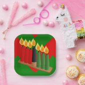 シェブロン・クワンザ ペーパープレート (パーティー)