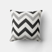 シェブロン・シルバー クッション (裏面)