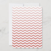 シェブロン・バニー 招待状 (裏面)