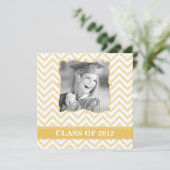 シェブロン|卒業パーティー 招待状 (スタンド正面)