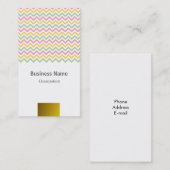 シェブロン 名刺 (正面/裏面)