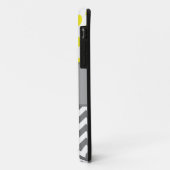 、シェブロン、水玉模様のiphone 5の場合黄色および灰色 Case-Mate iPhoneケース (裏面/左)