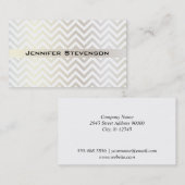 シェブロン (輝き) 名刺 (正面/裏面)