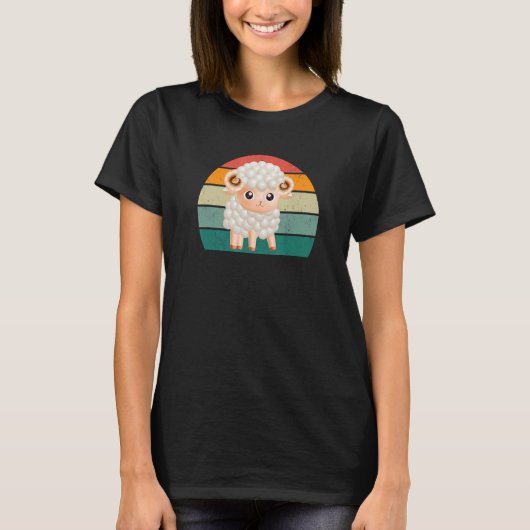 シェプフックヤギ子羊ウールヤーンシェフ Tシャツ (正面)