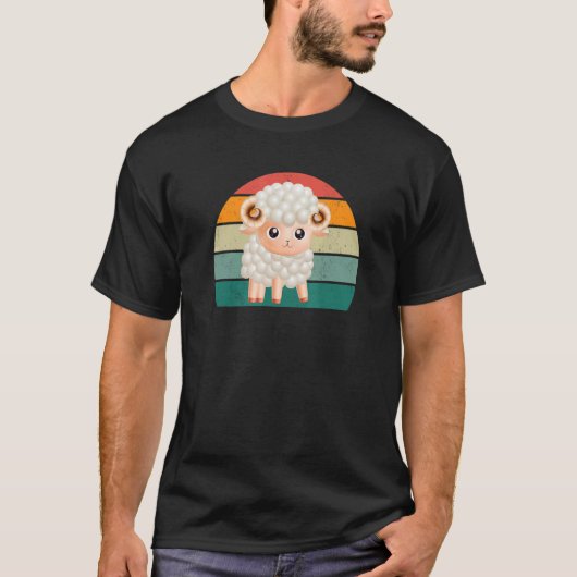 シェプフックヤギ子羊ウールヤーンシェフ Tシャツ (正面)